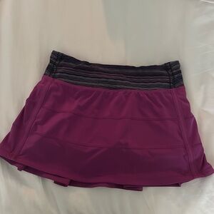 Lululemon Pace Revival Skirt Magenta